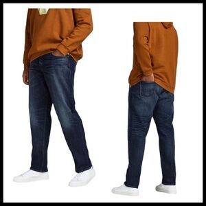 JACK & JONES NWT Mike Original Plus Size Comfort Fit Jeans